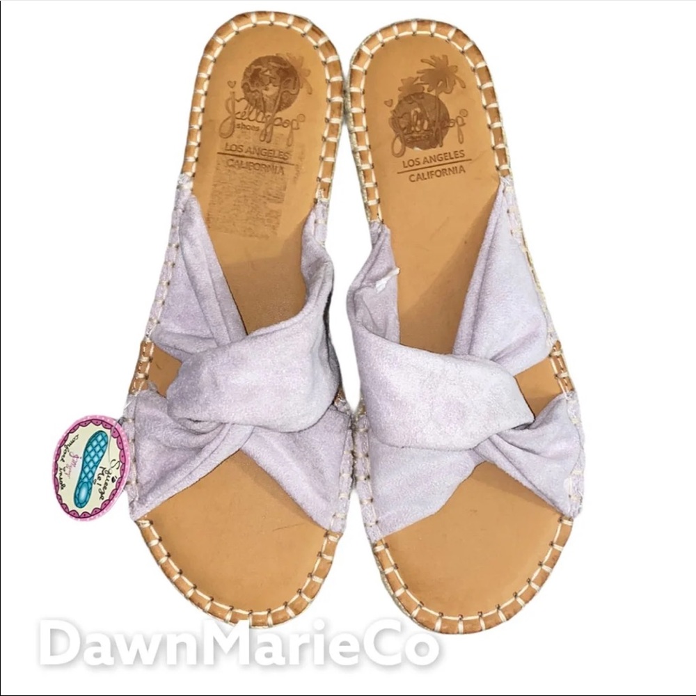 NWT Jellypop Lavender Espadrille Sandals
